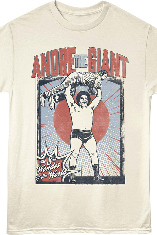 8th Wonder Of The World Illustration Andre The Giant T-Shirt