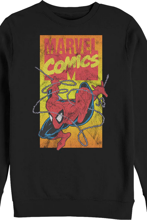90s Marvel Comics Logo Spider-Man Sweatshirt