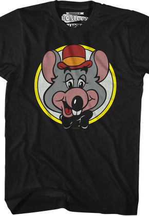 Close Up Circle Chuck E. Cheese T-Shirt