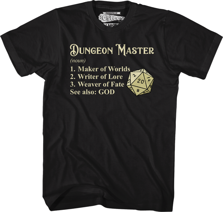Dungeon Master Definitions T-Shirt