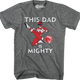 Red Ranger This Dad Mighty Morphin Power Rangers T-Shirt thumbnail