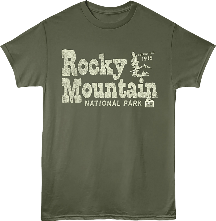 Vintage Established 1915 Rocky Mountain National Park T-Shirt