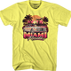 Retro Sunset & Car Miami Florida T-Shirt thumbnail