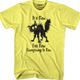 Black Cat Everything Is Fine T-Shirt thumbnail
