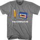 You Complete Me Pencil & Cassette T-Shirt thumbnail