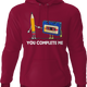 You Complete Me Pencil & Cassette Hoodie thumbnail