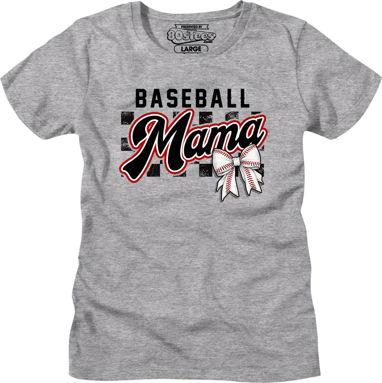 Womens Baseball Mama Shirt