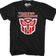 Autobot 3-D Logo Transformers T-Shirt thumbnail
