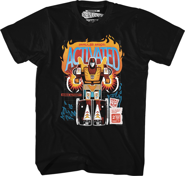 Hot Rod Impulse Mode Activated Transformers T-Shirt