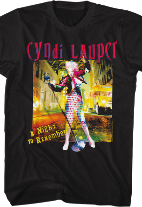 A Night To Remember Cyndi Lauper T-Shirt