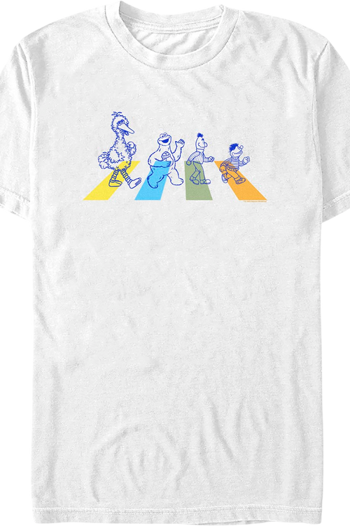 Abbey Road Crosswalk Sesame Street T-Shirt