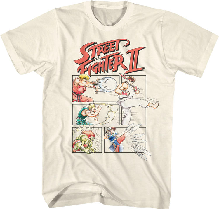 Action Panels Street Fighter II T-Shirt