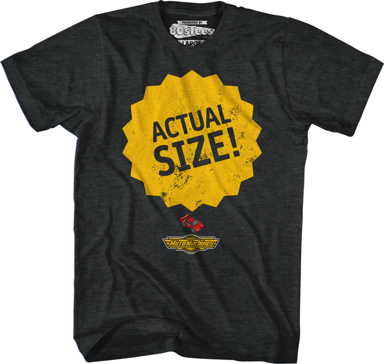 Actual Size Micro Machines T-Shirt
