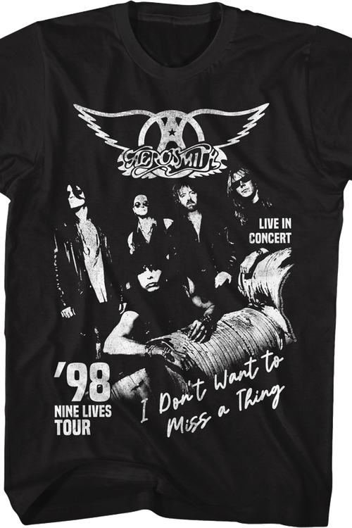 I Don't Want To Miss A Thing Aerosmith T-Shirt
