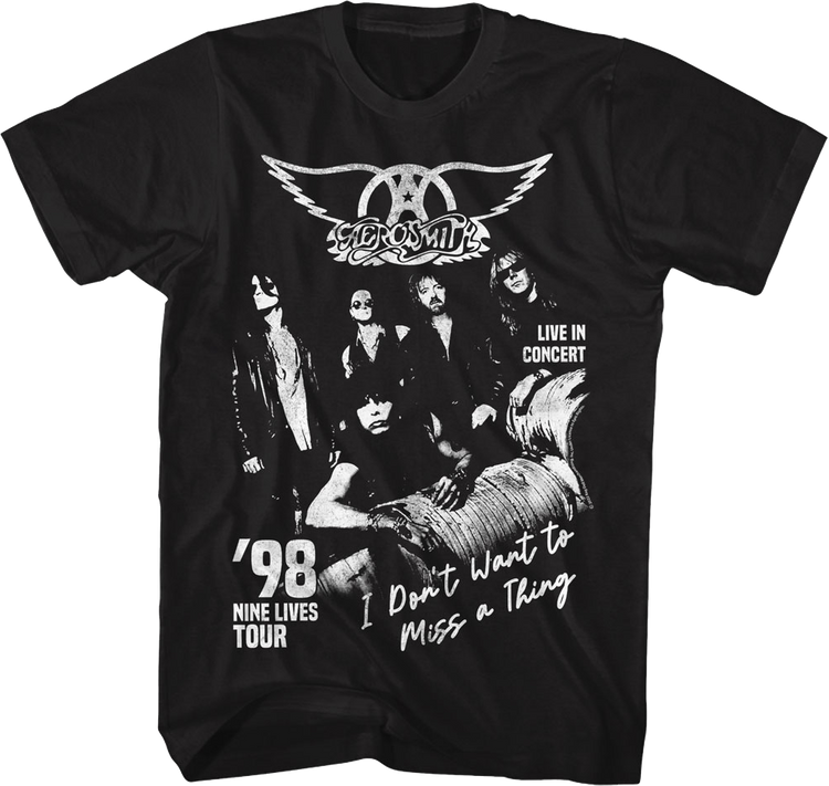 I Don't Want To Miss A Thing Aerosmith T-Shirt