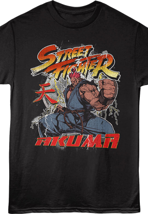 Akuma Rage Pose Street Fighter T-Shirt