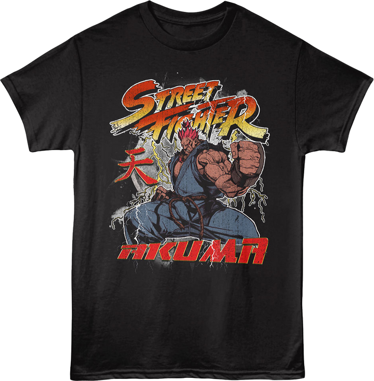 Akuma Rage Pose Street Fighter T-Shirt