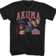 Akuma Varsity Collage Street Fighter T-Shirt thumbnail