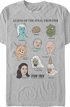 Aliens Of The Final Frontier Star Trek T-Shirt
