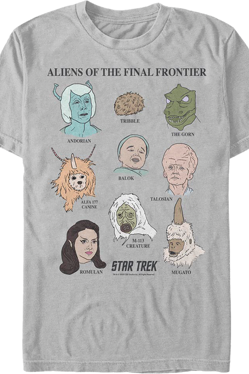 Aliens Of The Final Frontier Star Trek T-Shirt