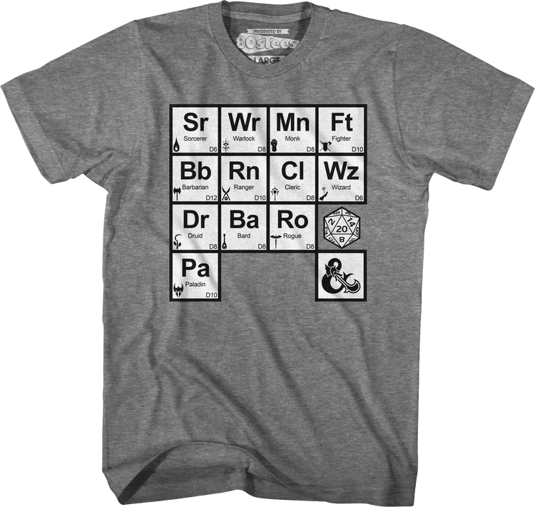 All Elements Dungeons & Dragons T-Shirt