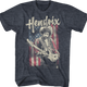 American Flag Jimi Hendrix T-Shirt thumbnail