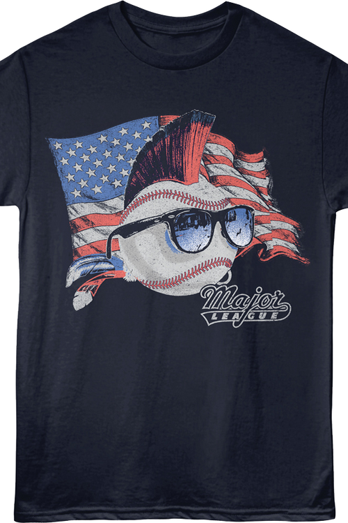 American Flag Logo Major League T-Shirt