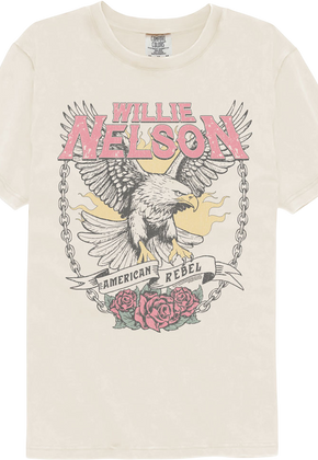 American Rebel Willie Nelson Comfort Colors Brand T-Shirt