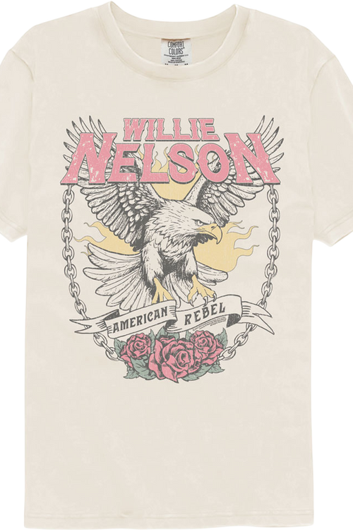 American Rebel Willie Nelson Comfort Colors Brand T-Shirt