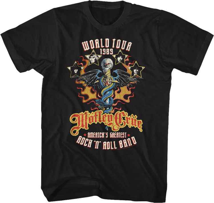 America's Greatest Rock 'N' Roll Band Motley Crue T-Shirt