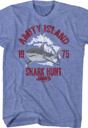 Amity Island 1975 Shark Hunt T-Shirt