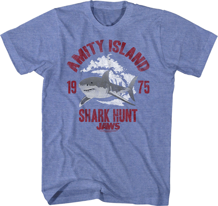 Amity Island 1975 Shark Hunt T-Shirt