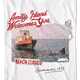 Amity Island Beach Closed Postcard Jaws T-Shirt thumbnail