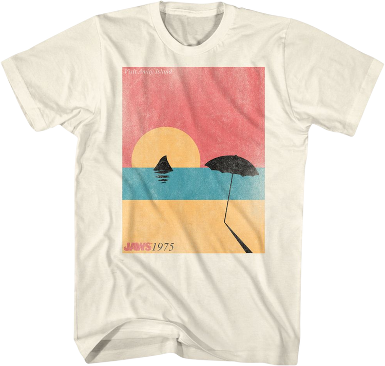 Visit Amity Island 1975 Jaws T-Shirt