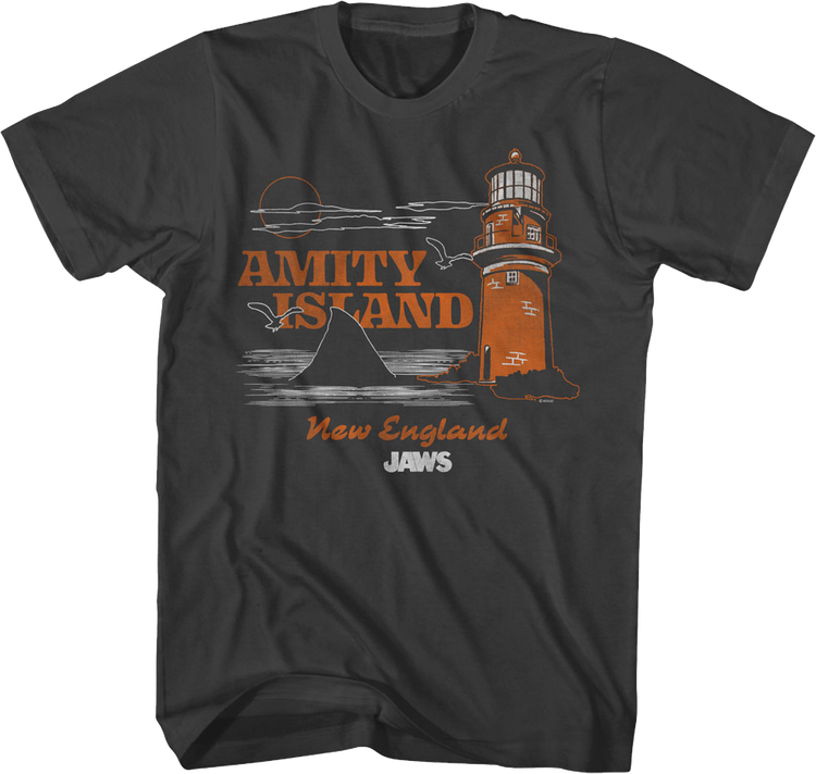 Amity Island Lighthouse Jaws T-Shirt