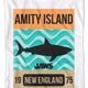 Amity Island Shark Waves Jaws T-Shirt thumbnail