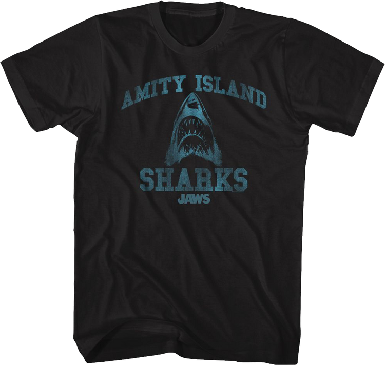 Amity Island Sharks Jaws T-Shirt