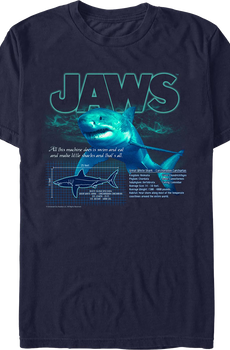 Amity Island Specimen Jaws T-Shirt
