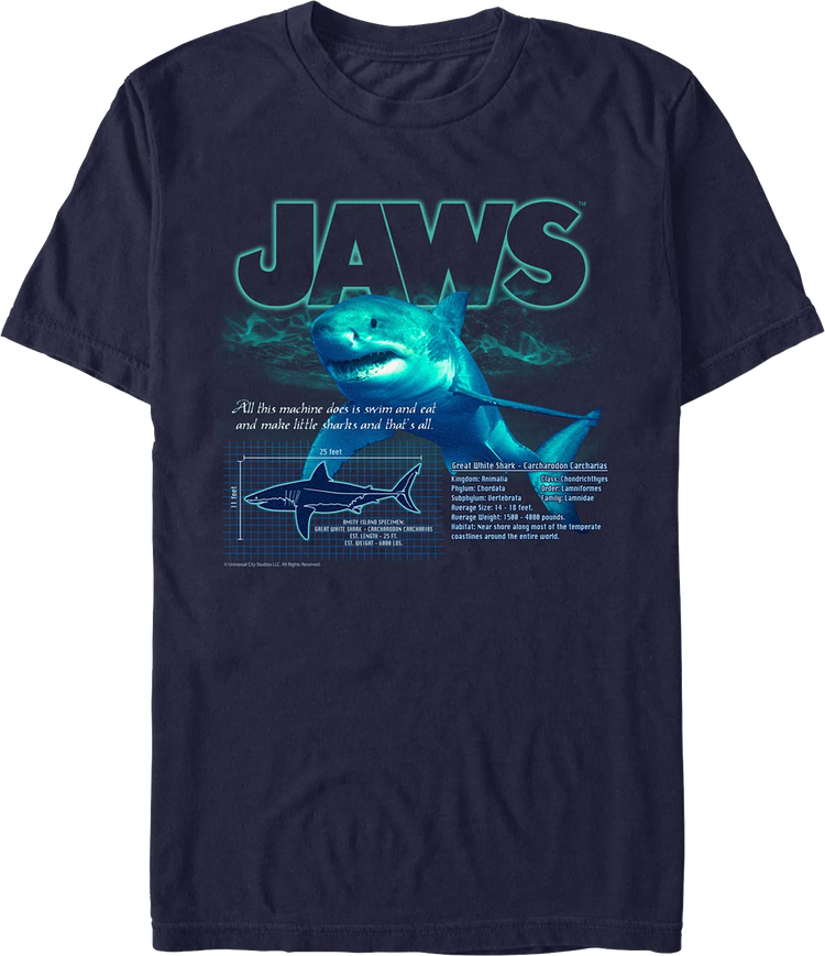 Amity Island Specimen Jaws T-Shirt