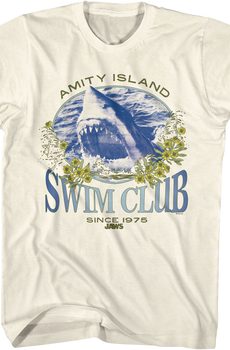 Amity Island Swim Club Since 1975 Jaws T-Shirt