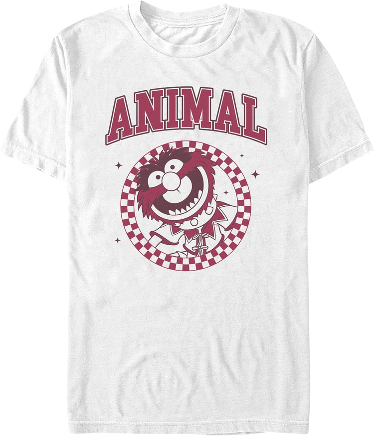 Animal Checkered Circle Muppets T-Shirt