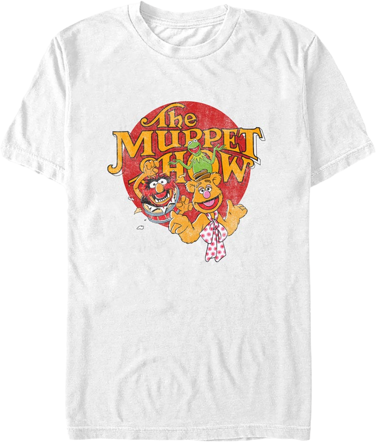 Animal Kermit Fozzie Muppets T-Shirt