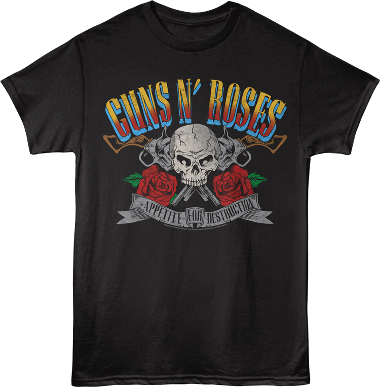 Appetite For Destruction Banner Guns N' Roses T-Shirt