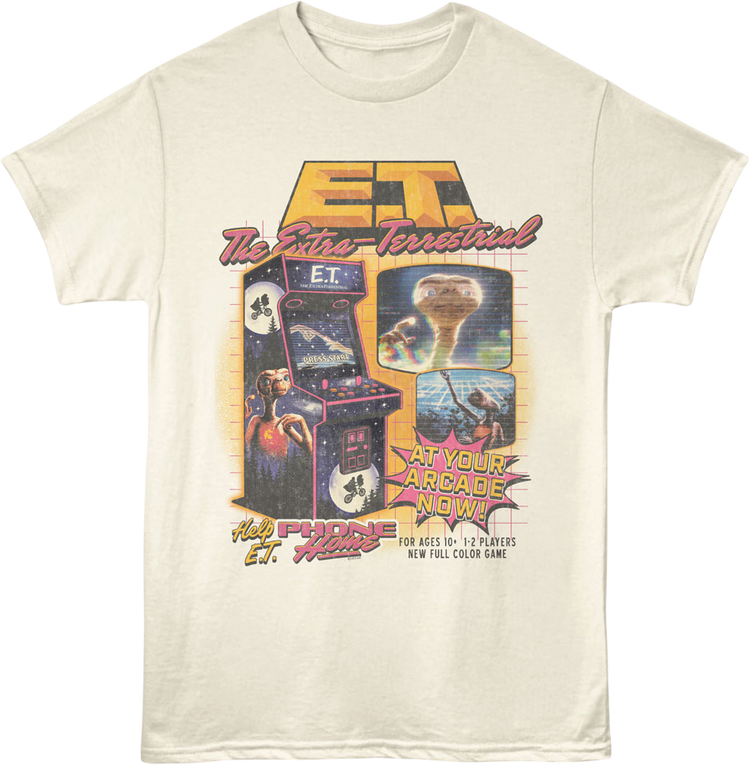 Arcade Game E.T. The Extra-Terrestrial T-Shirt