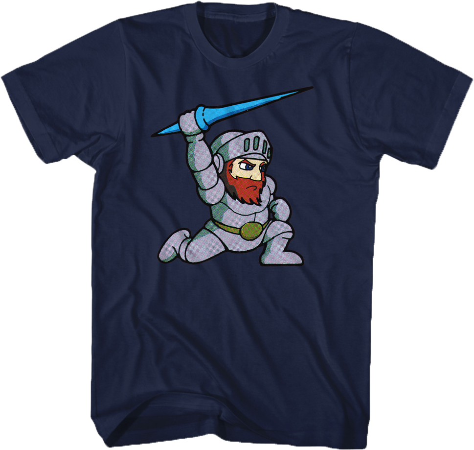 Arthur To The Rescue T-Shirt: Capcom Mens T-Shirt