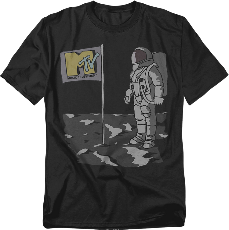Astronaut Illustration MTV T-Shirt