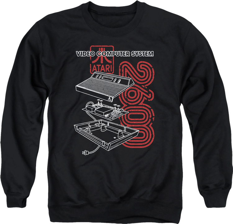 Atari 2600 Video Computer System Sweatshirt
