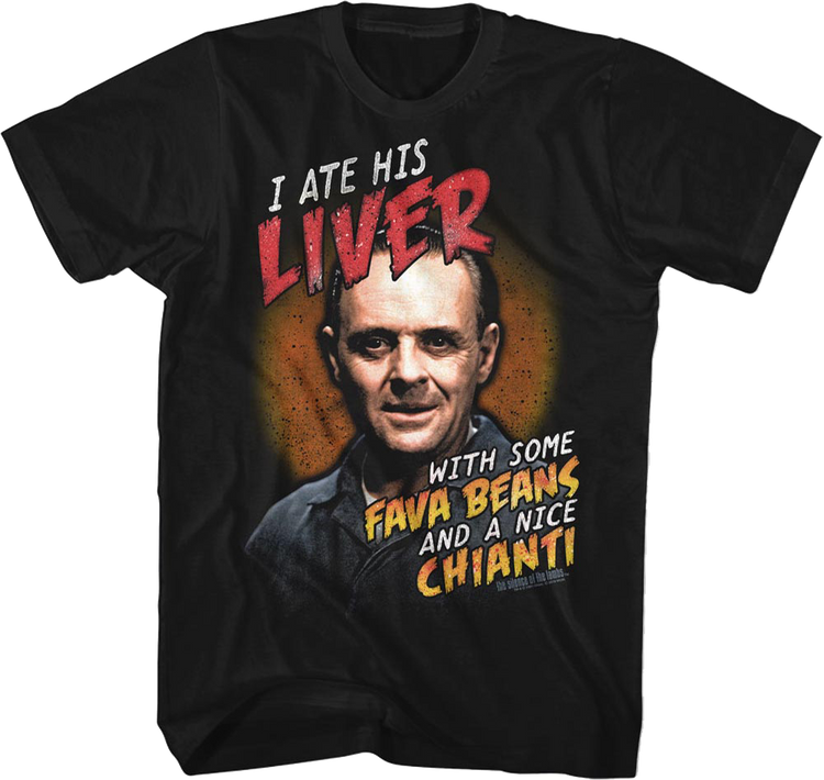 Ate His Liver Silence of the Lambs T-Shirt