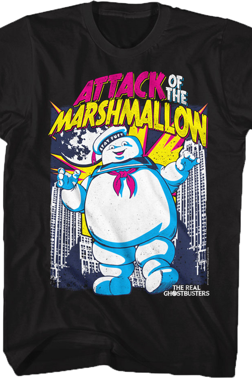 Attack of the Marshmallow Real Ghostbusters T-Shirt
