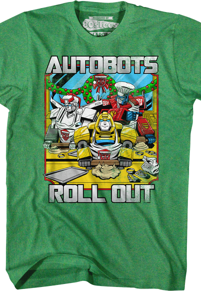 Autobots Roll Out Transformers Christmas T-Shirt